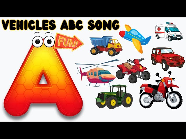 ABC Song Cars, Trucks & Planes ABC Song | Learn the Alphabet with Vehicles Wheels on the ABCs