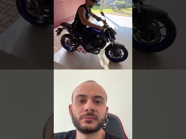 Esse moto é forte! #mt07 #thiagoreis #automobile #car #race #renatogarcia #shorts #viralvideo