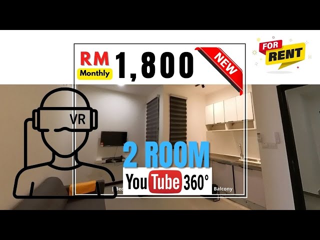 🌻360° VR Property Tour 2 Room Mini Condo 3KM KLCC