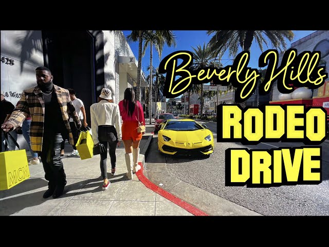 Beverly Hills Rodeo Drive, walking the luxury Shopping street 🇺🇸 California, USA. Travel [4K HDR]