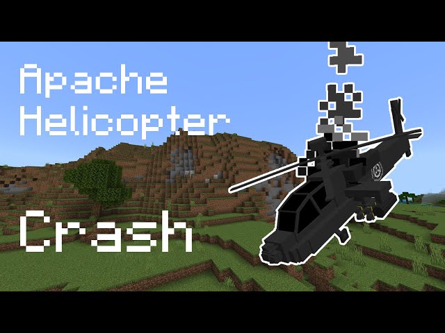 Apache helicopter crash - SCP' Dystopia v1.8.0 [Minecraft BE]