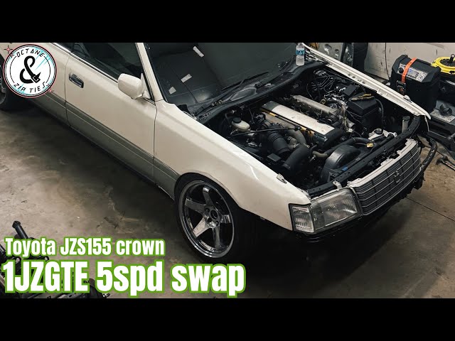 READY FOR FIRST START! JZS155 TOYOTA CROWN 1JZGTE SWAP