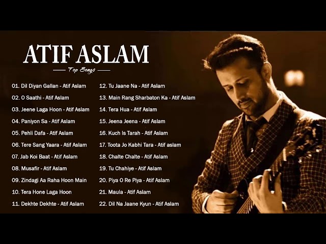 ATIF ASLAM Songs 2020 - Best Of Atif Aslam 2020 - Latest Bollywood Romantic Songs Hindi Song