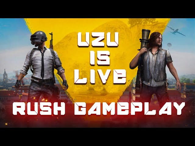 PUBG MOBILE WITH UZU 🔴 | RUSH GAMEPLAY  | ClaW个 UzairOP | Uzair YT | #uzairyt