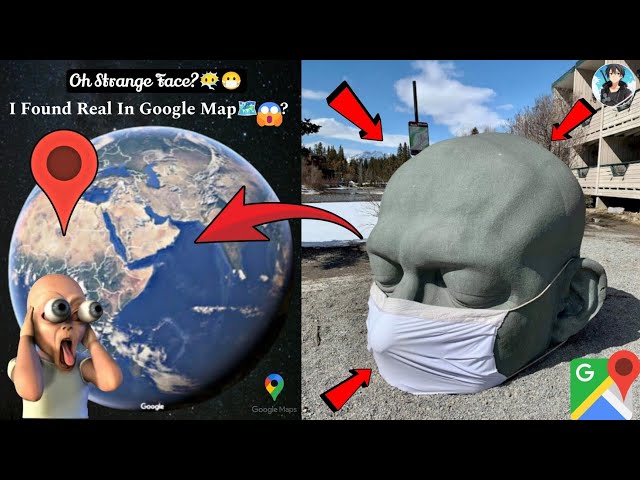 😷😶‍🌫️I Found A Very Strange Face In Google Map🗺️? #trending #viralvideo #map #datadefender4u