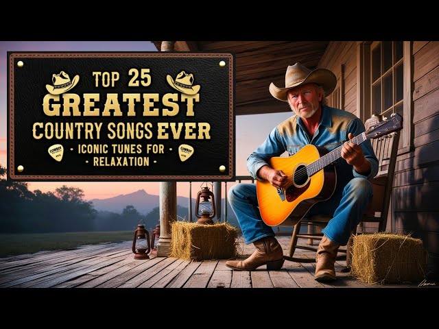 Top 25 Greatest Country Music Hits – Unforgettable Country Songs Of All Time