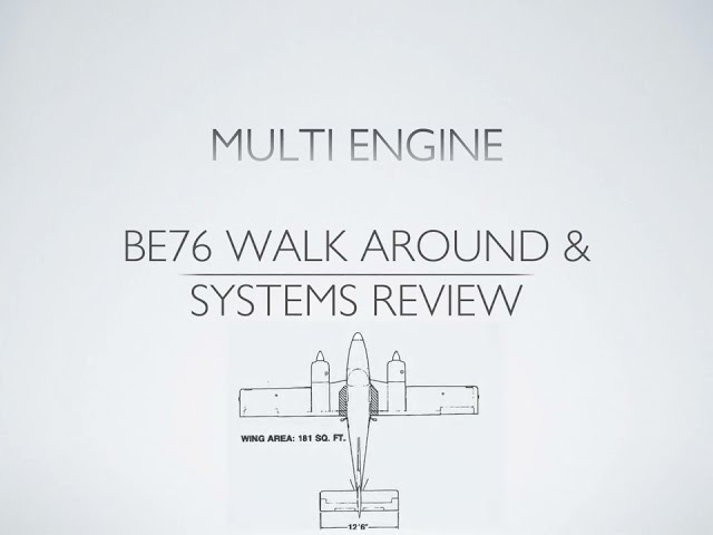 Flight Instruction - Multi Engine Systems (Introduction)