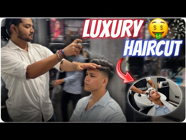 My First Luxury HairCut 🤑💇🏻 || Expensive Salon Tony&Guy💸 || Pratham Sharma Vlogs.