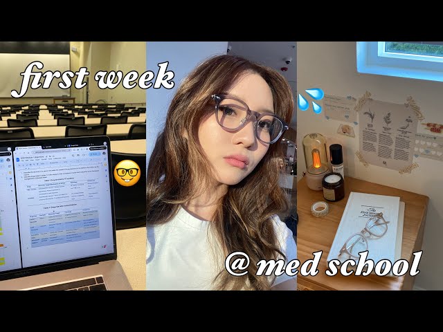 first week of med school VLOG