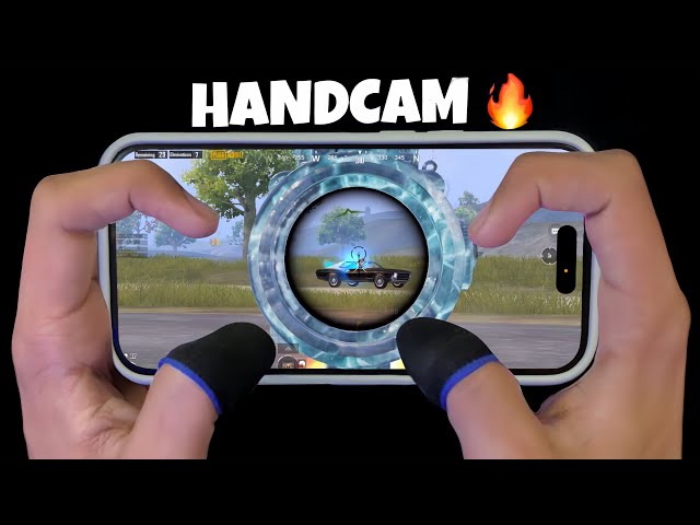 Best HANDCAM 4 Finger + Gyroscope | iPhone 14 Pro ❤️ PUBG Mobile