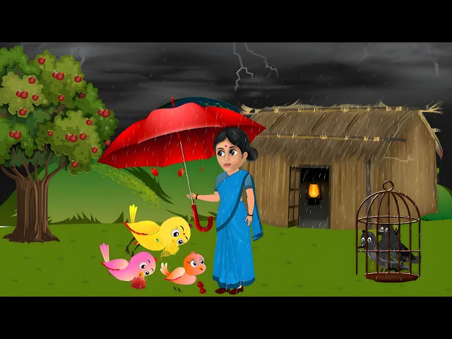 कार्टून | Rano Wala Cartoon |Tuni Chidiya Barish achhi kahani Kauwa Chidiya Wala Cartoon Moral story