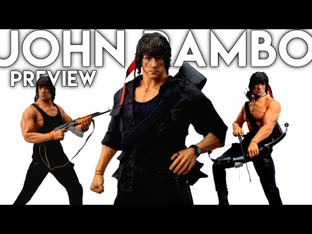 THREEZERO Rambo First Blood II JOHN RAMBO 1/6th Scale Action Figure Preview(Promo Shots)