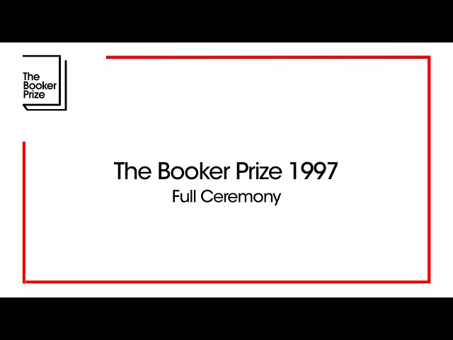 Arundhati Roy Wins The Booker Prize 1997 - Full Ceremony and Acceptance Speech | The Booker Prizes