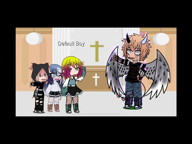 Who are you an angel #gacha #gachalife #gachameme #gachaclub #gachaedit