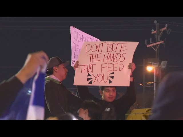 Hundreds rally in Greensboro to protest Trump's immigration policies