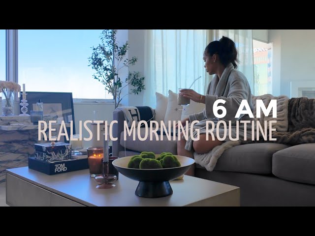 VLOG| 6AM REALISTIC MORNING ROUTINE + A DAY IN MY LIFE AT HOME| Briana Monique’