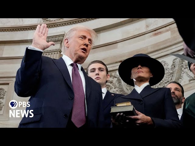 WATCH LIVE: President Donald Trump’s swearing-in and inaugural address