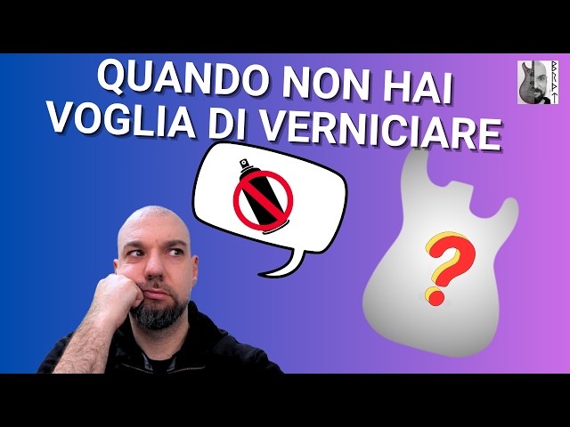 Sei troppo pigro per riverniciare la chitarra? Ecco la soluzione che fa per te!