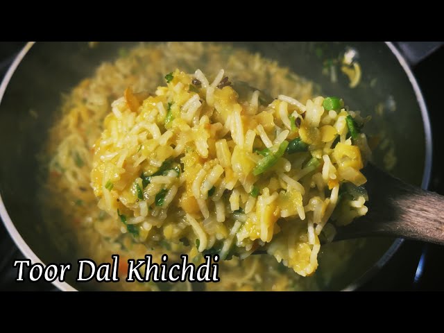 Toor dal khichdi recipe | Dinner recipes | Dal khichadi recipe without cooker | Tuvar dal khichdi