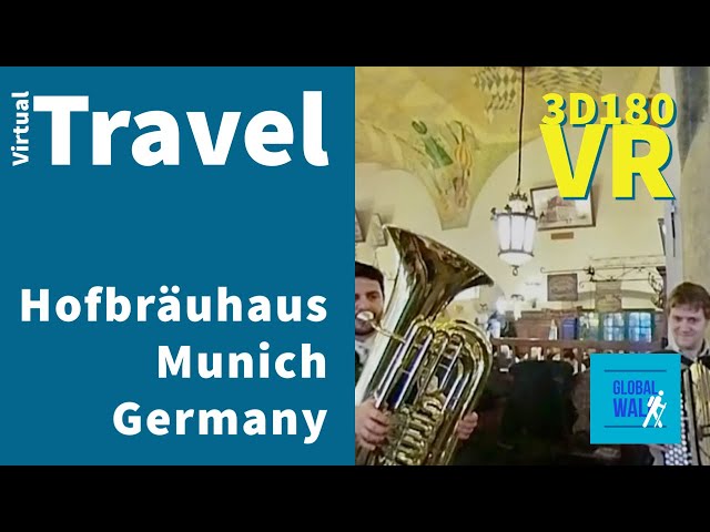 [3D180 VR] Watch as the Hofbräuhaus Band plays Bavarian polka music in Munich, Germany