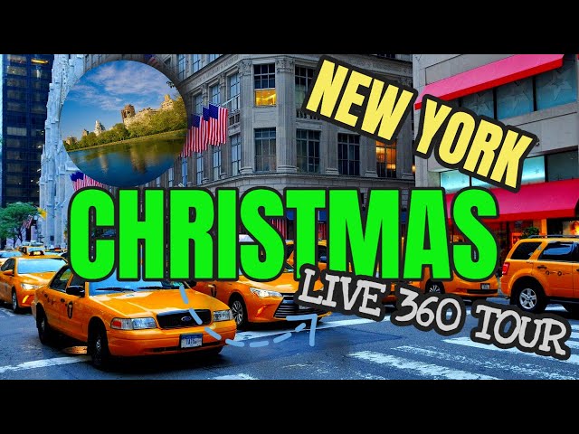 New York City at Christmas 2020 🎄Fifth Avenue Central Park Live New York City 2020 🍎