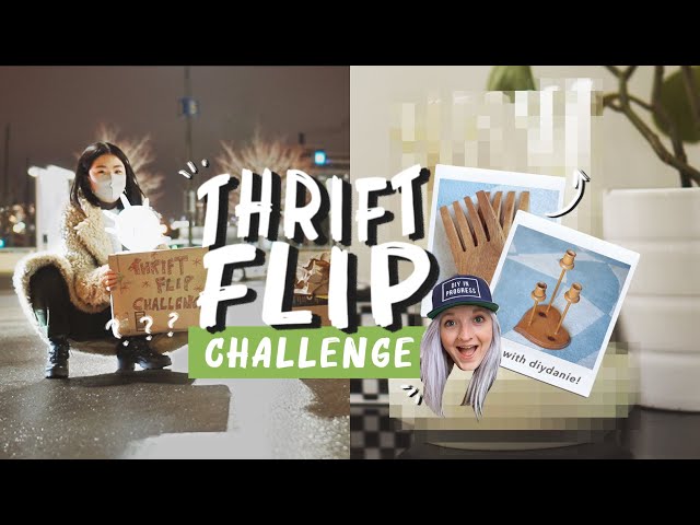 DIY Thrift Flip Home Decor Challenge with DIYDanie!