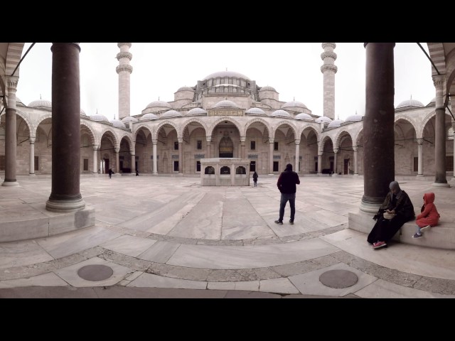 360 video: Suleymaniye Mosque, Istanbul, Turkey