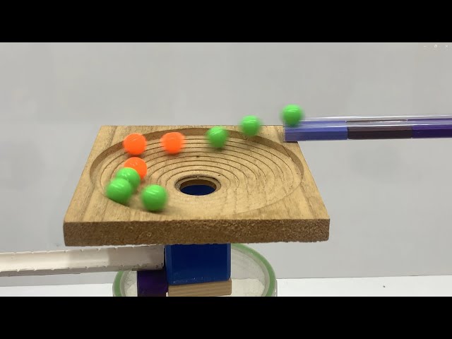 Marble Run ASMR Race L04 ☆ HABA Slope Dump Truck Excavator Ambulance Forklift Garbage Truck Tractors