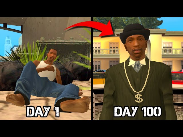 I Spent 100 Days in GTA San Andreas