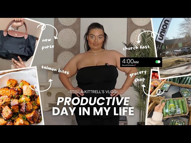 4AM PRODUCTIVE DAY IN MY LIFE | PR Packages, Grocery Haul, Filming