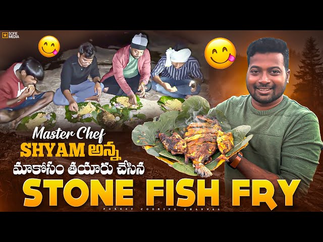 Stone Grilled Fish : రాయిపైన చేపల వేపుడు😜 Forest Cooking | Forest Cooking Channel