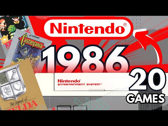 20 🔴 NES games released in 📆 1986 | ⚔️ Every LEGEND has a beginning