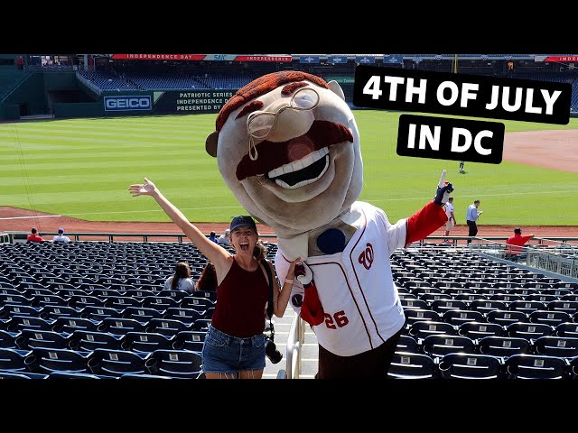 4TH OF JULY | Nats Game & DC Fireworks!!