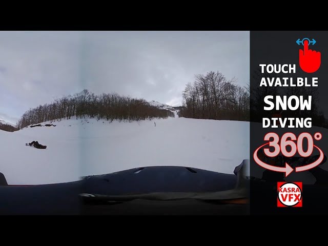 video 360  vr  in moto snow diving 360 degree video clip virtual reality