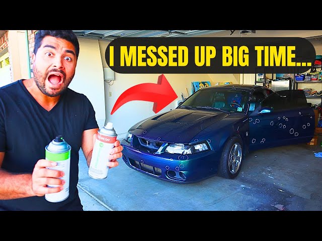 ATTEMPTING DIY PAINT REPAIR MY MYSTICHROME MUSTANG WAS A HUGE FAIL! PART 1