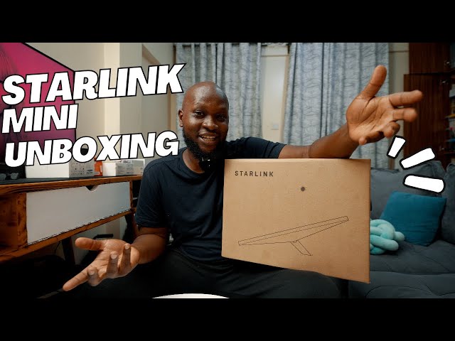 Starlink Mini Unboxing : Portable High Speed Internet In Kenya !!!