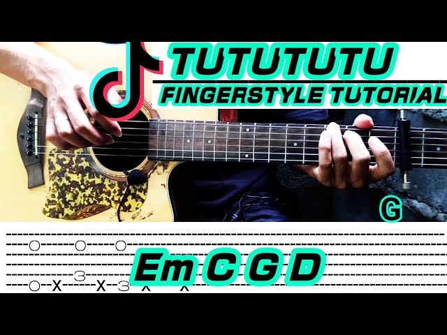 TUTU - Tiktok Song | Alma Zarza (Guitar Fingerstyle) Tabs + Chords #ShortCover