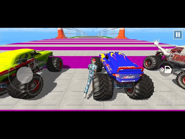 Monster Truck Stunt | Grave Digger Stunt | Truck Race 1 | Android Gameplay |