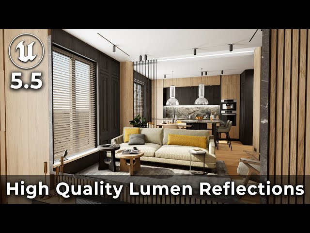 High Quality Lumen Reflections in Unreal Engine 5.5 Tutorial