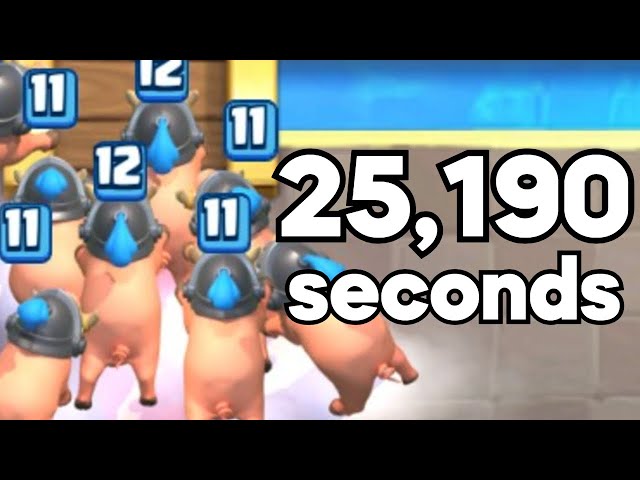 I beat Clash Royale’s hardest challenge in 25,190 seconds