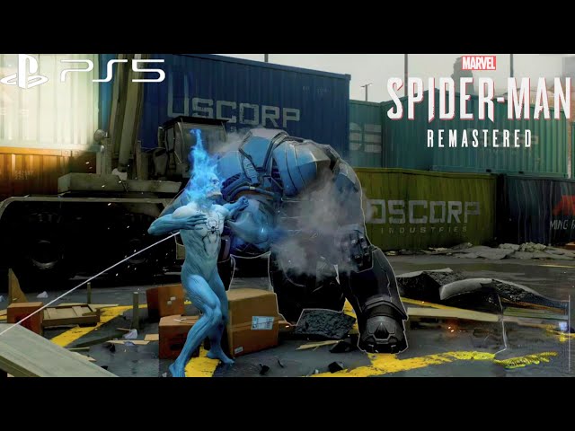 SPiDERMAN GOST VS RHiNO MarvelSpiderman Remastered{PS5PRO 4K HDR 60FPS}#spiderman#marvel#ps5#gaming