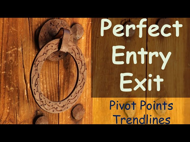 Trading - 101 - Perfect entry and exit using Pivot points and simple trend lines