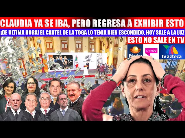 ESTO ENFURECIO AL CARTEL DE LA TOGA, LA PRESIDENTA MOSTRO TODO TAL COMO LO ENCONTRO, ES INCREIBLE