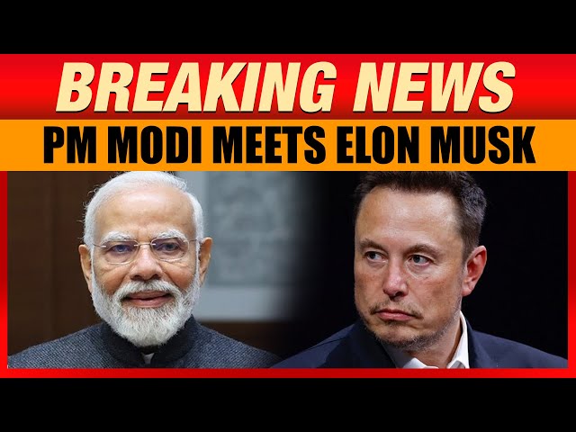 LIVE: PM Narendra Modi Meets Elon Musk | Starlink | India | USA | America | Tesla | SpaceX | News9