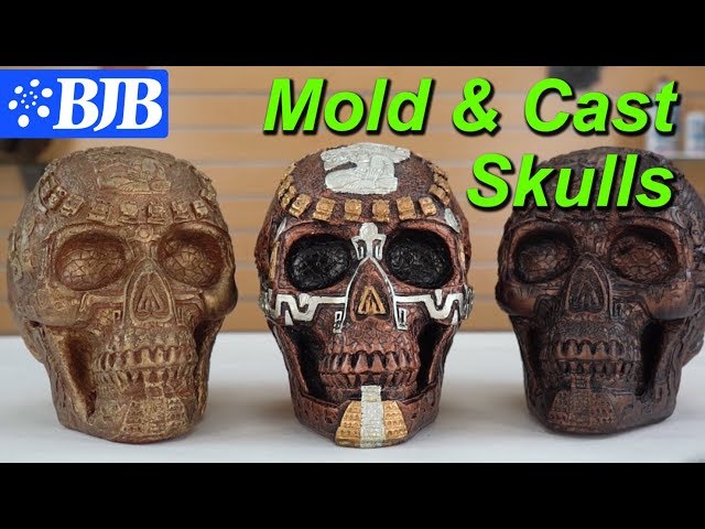 Cool Mold Tutorial | Roto-Casting a Skull in Resin and Foam