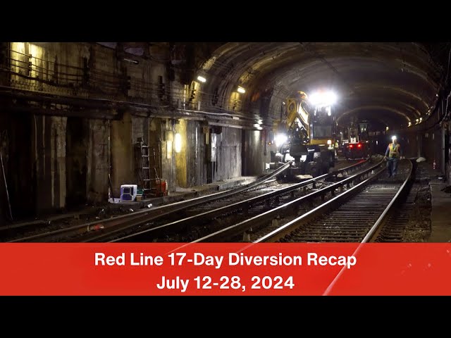 Red Line 17-Day Diversion Recap - July 12-28, 2024