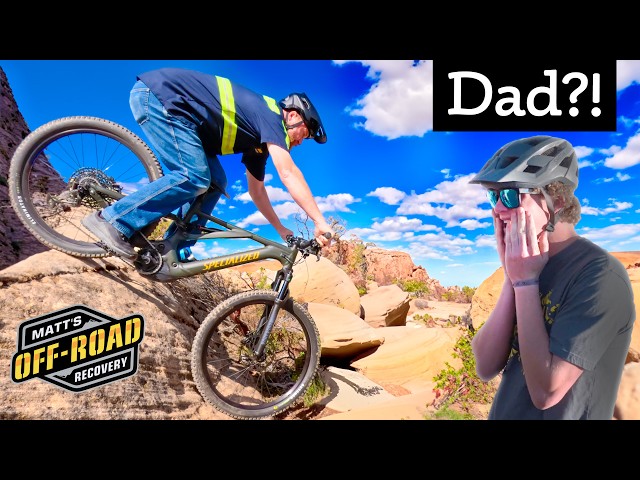 We Took Matt Mountain Biking and His Kids Were Astonished!