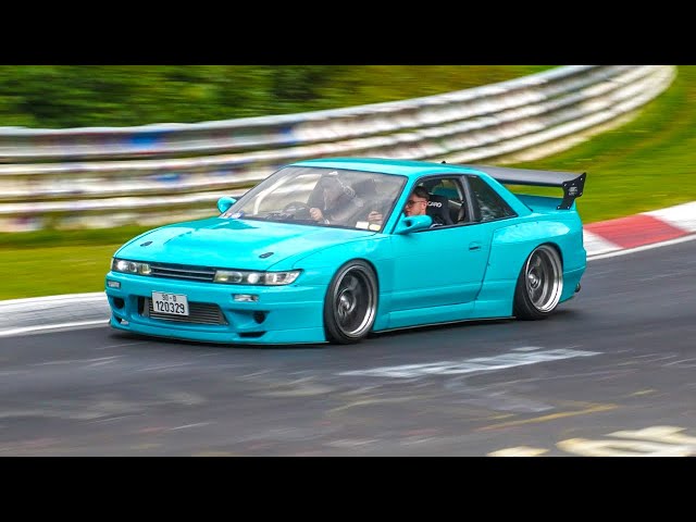 JDM Tuner Cars on the NÜRBURGRING! SUPRA, EVO, R34 GT-R, RX7, Chaser, S15, Impreza etc