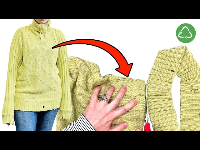 🔥 STOP Wasting Old Sweaters! 👍 DIY Hacks You Need to Know ✂️