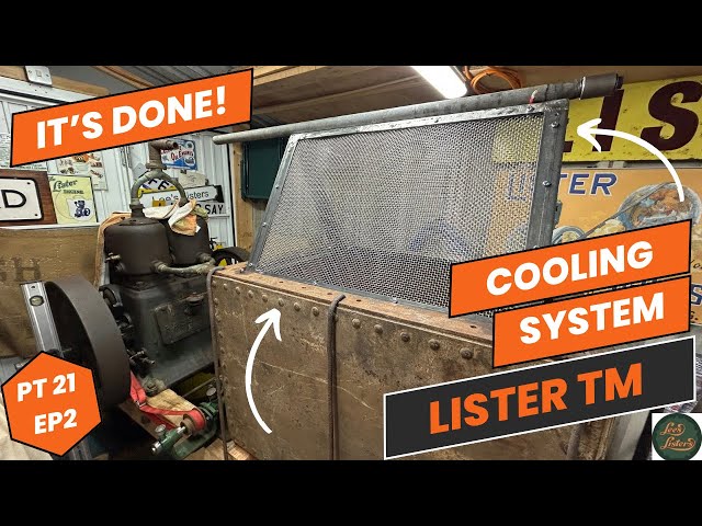 1921 Lister TM Type Stationary Engine Restoration Part 21 Ep2 - The Cooling System